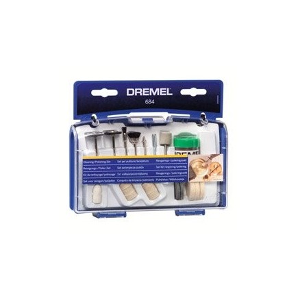 684 Set curatare/lustruire 20 piese, pt modelism, Dremel