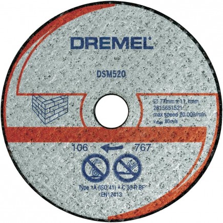 DSM520 Disc de taiere zidarie,Dremel