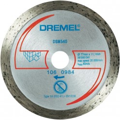 DSM540 Disc de taiere pentru faianta cu diamant, Dremel